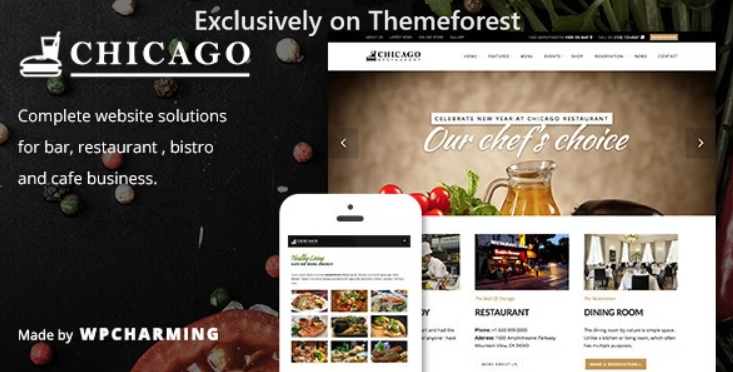 30 Best WordPress Restaurant Themes 2024