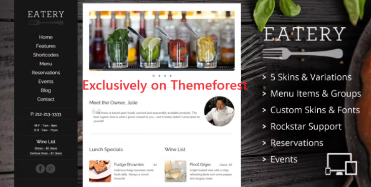 30 Best WordPress Restaurant Themes 2024