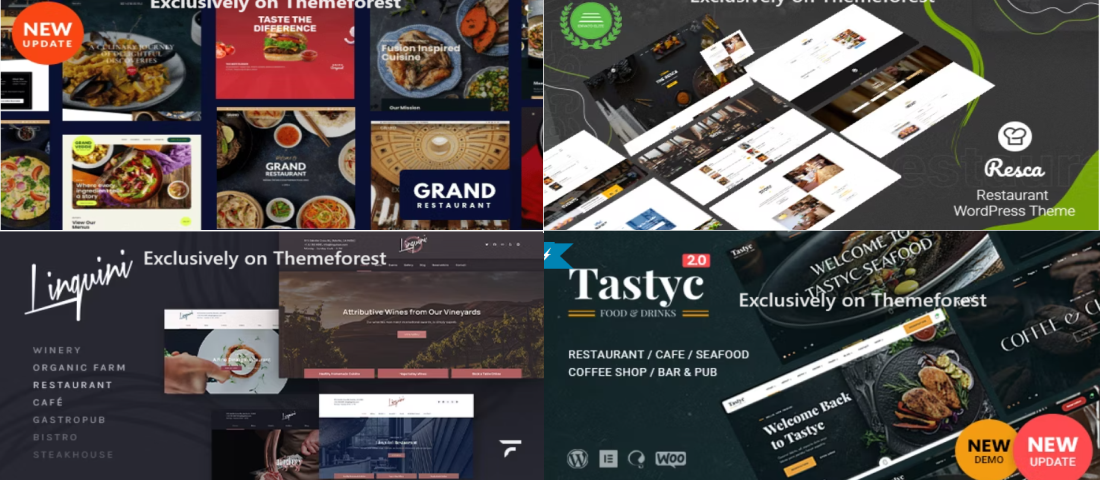 30 Best WordPress Restaurant Themes 2024