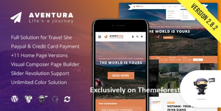 30 Best WordPress Travel Themes 2024