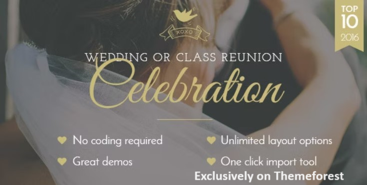 30 Best WordPress Wedding Themes 2024