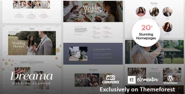 30 Best WordPress Wedding Themes 2024