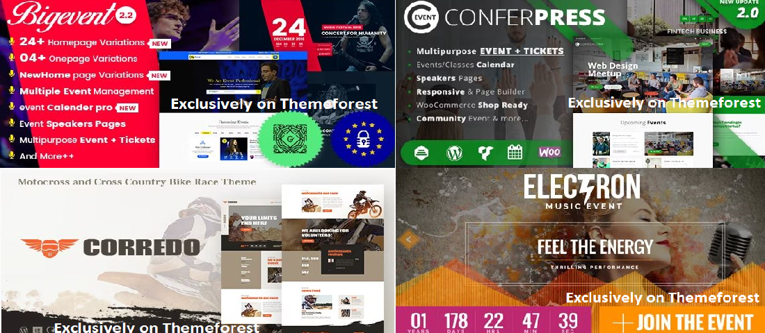 30 Best WordPress Event & Conference Themes in 2024