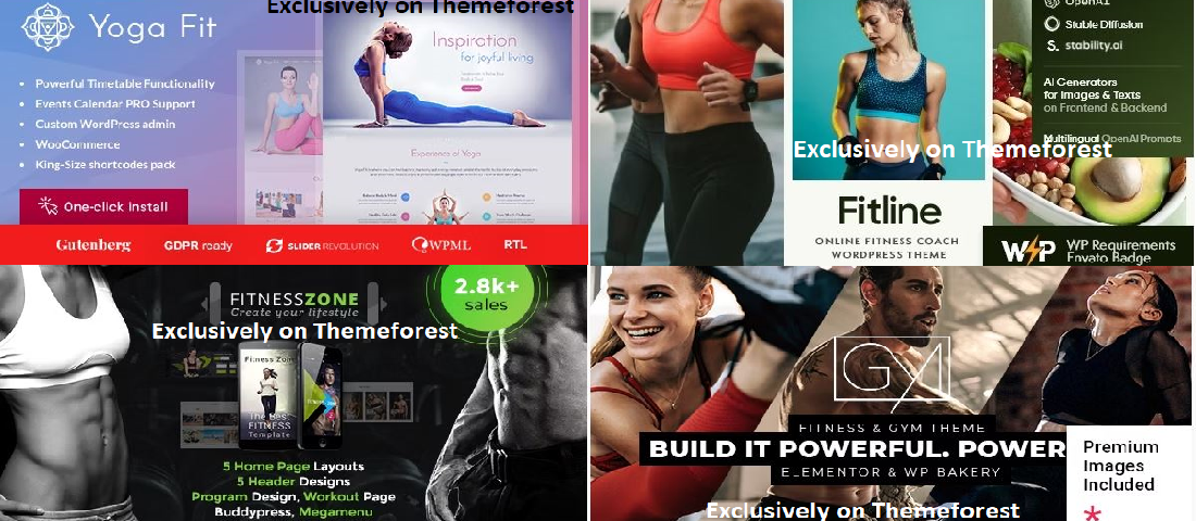 30 Best WordPress Fitness Themes in 2024