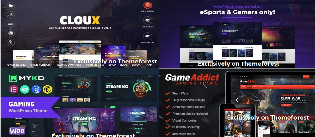 30 Best WordPress Gaming Themes in 2024