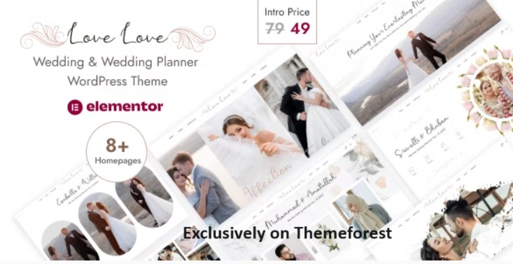 30 Best WordPress Wedding Themes 2024