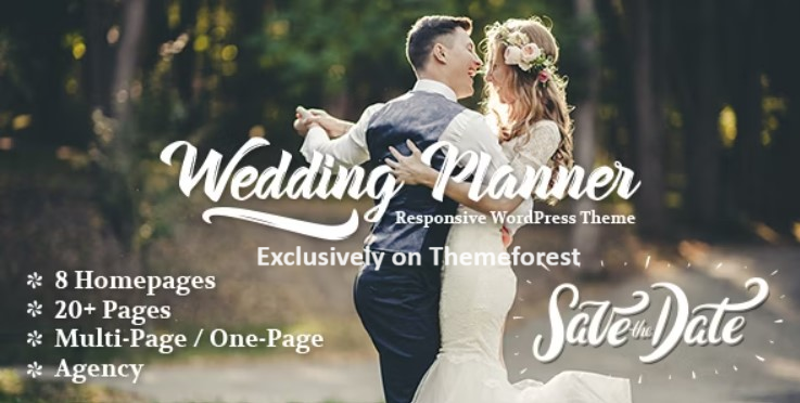 30 Best WordPress Wedding Themes 2024