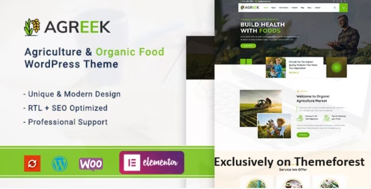 30 Best WordPress Agriculture Themes 2024