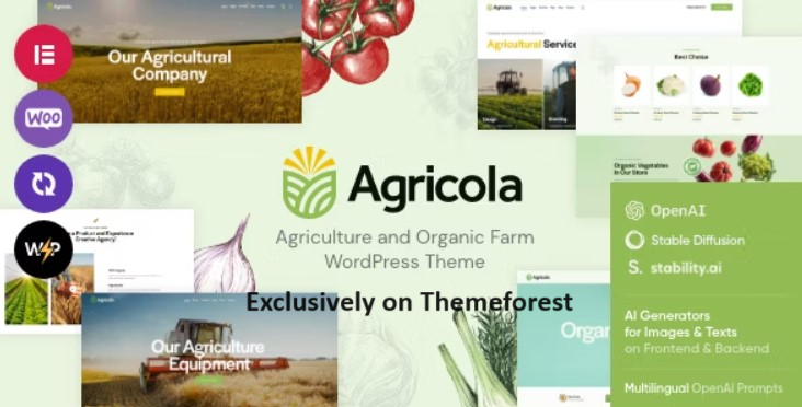 20 Best WordPress Farming Themes 2024