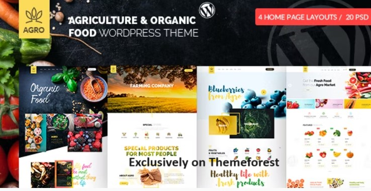 30 Best WordPress Agriculture Themes 2024