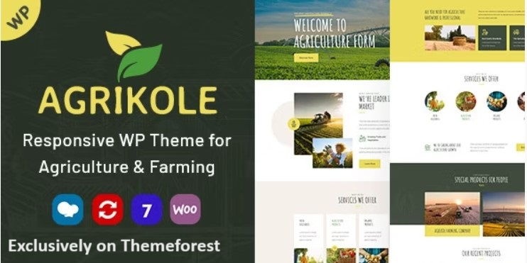 20 Best WordPress Farming Themes 2024