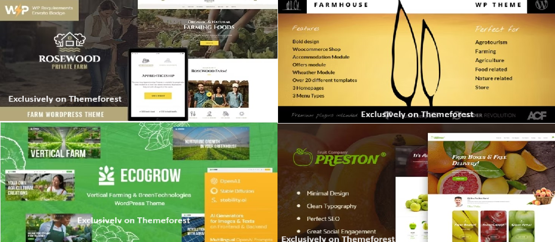 20 Best WordPress Farming Themes 2024