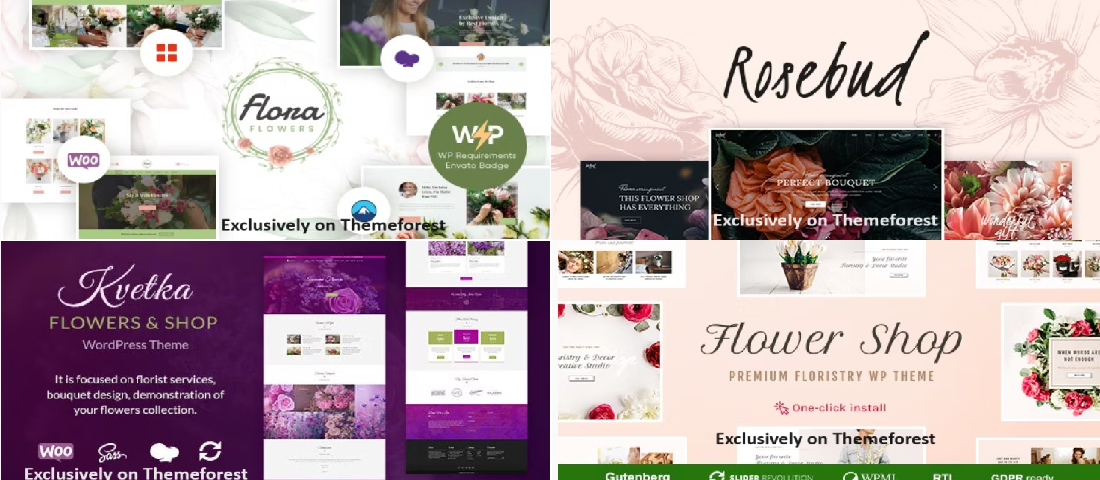 20 Best WordPress Florist Themes 2024