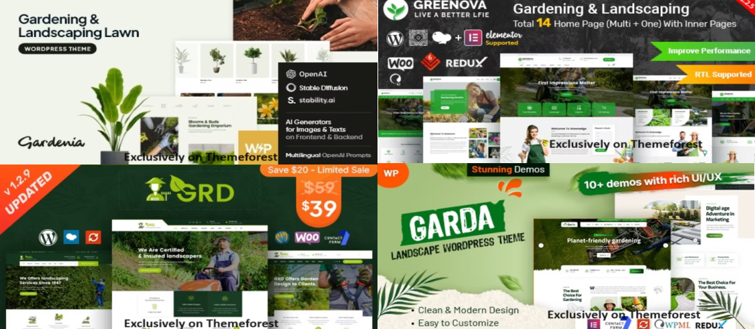 30 Best WordPress Gardening Themes 2024