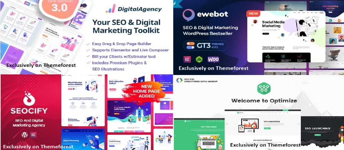 30 Best WordPress SEO Agency Themes 2024