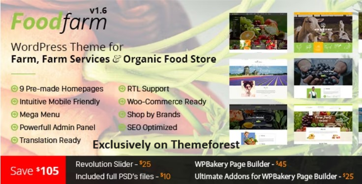 25 Best WordPress Farm Themes 2024