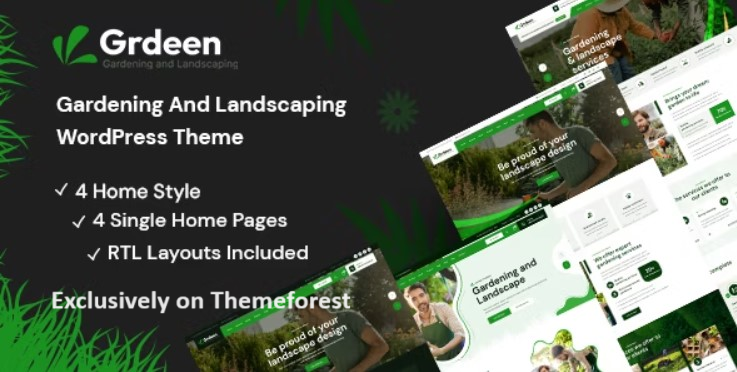 30 Best WordPress Landscaping Themes 2024