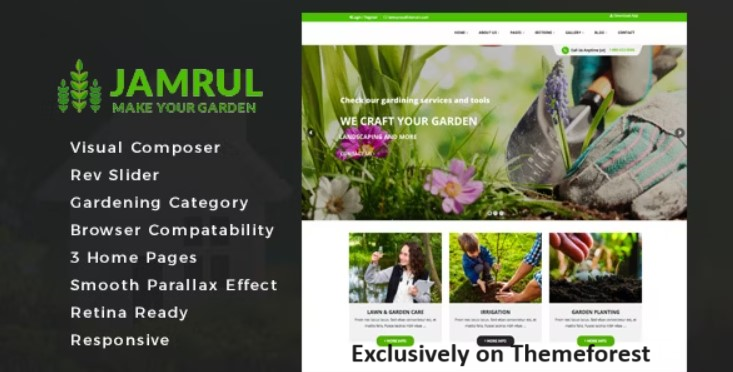 30 Best WordPress Landscaping Themes 2024