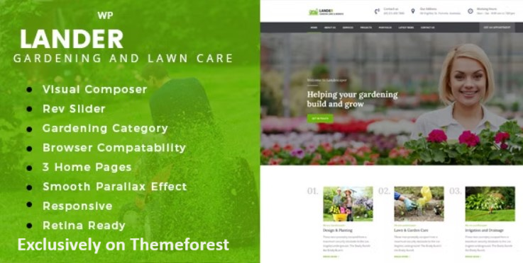 30 Best WordPress Landscaping Themes 2024