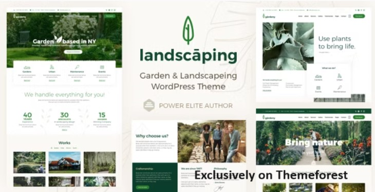 30 Best WordPress Landscaping Themes 2024