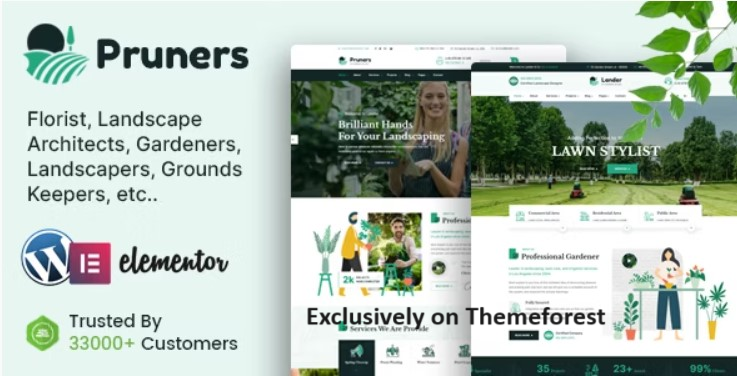 30 Best WordPress Landscaping Themes 2024