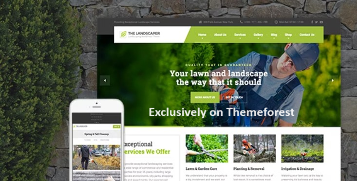 30 Best WordPress Landscaping Themes 2024