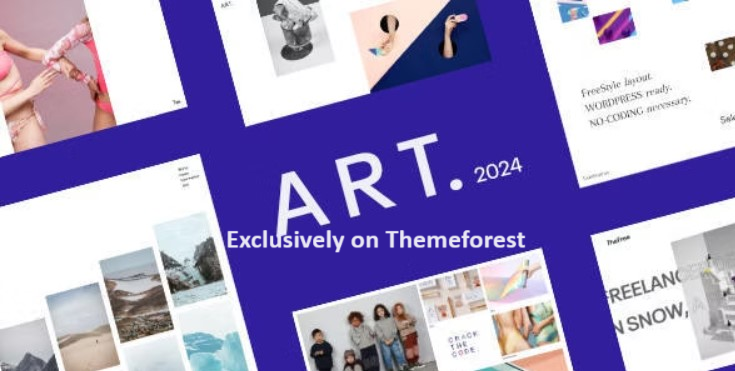 30 Best Art WordPress Themes 2024