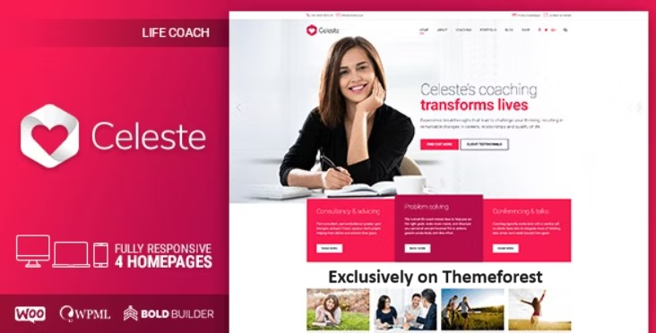 15 Best Life Coach WordPress Themes 2024