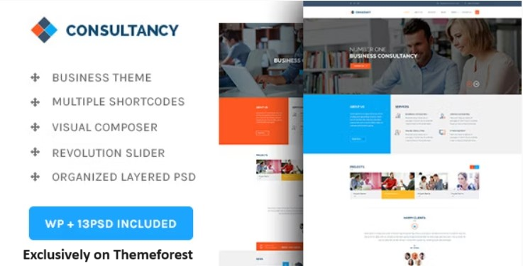 30 Best Consulting WordPress Themes 2024