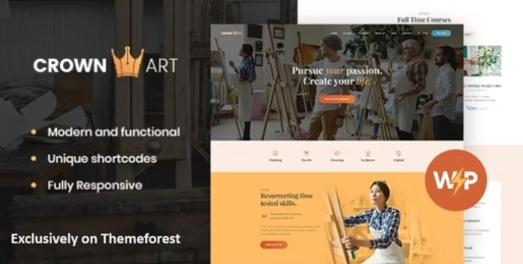 30 Best Art WordPress Themes 2024