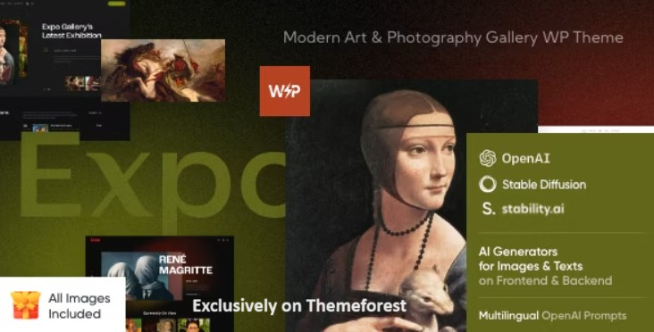 30 Best Art WordPress Themes 2024