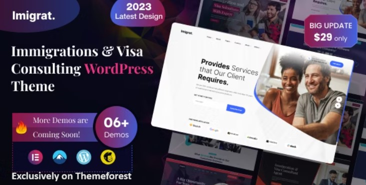 15 Best Immigration WordPress Themes 2024