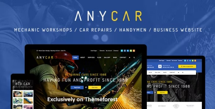 30 Best Automotive WordPress Themes 2024