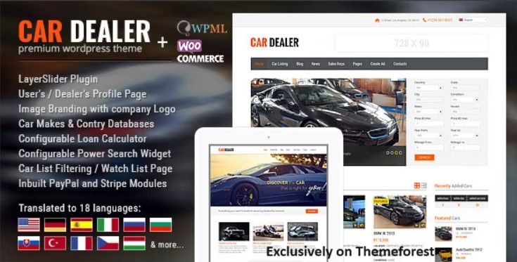 30 Best Automotive WordPress Themes 2024