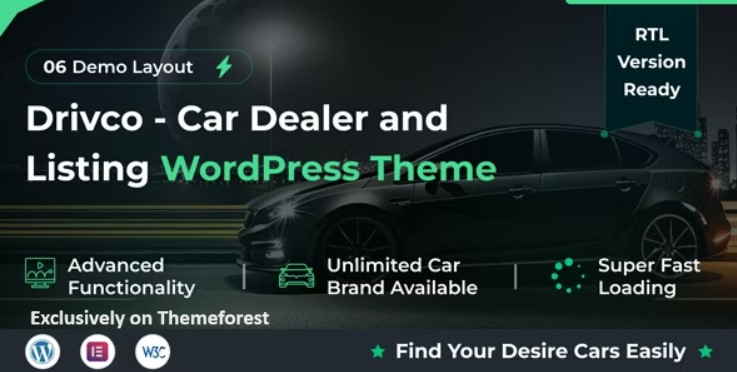 30 Best Automotive WordPress Themes 2024