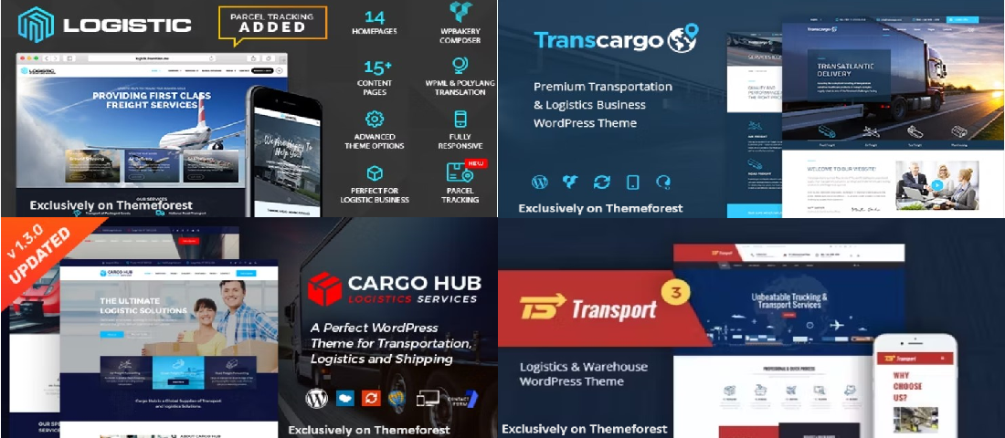 25 Best Transportation WordPress Themes 2024