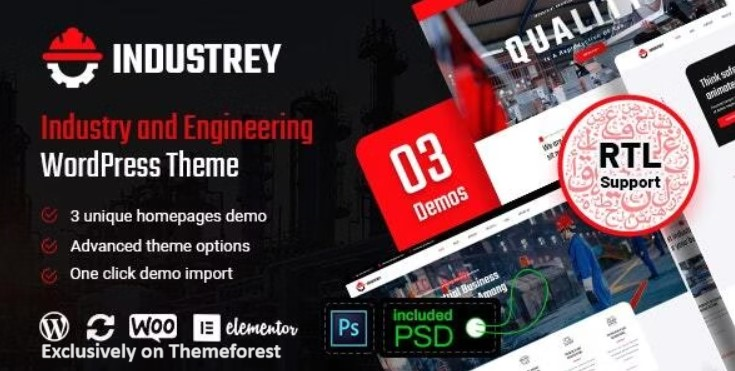 10 Best Engineering WordPress Themes 2024