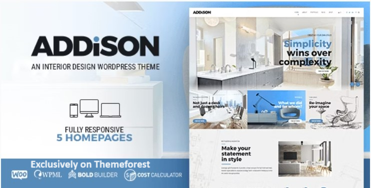 30 Best Interior Design WordPress Themes 2024