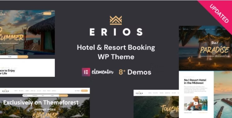 30 Best Hotel and Resort WordPress Themes 2024