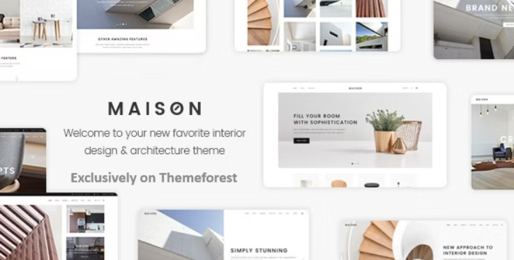 30 Best Interior Design WordPress Themes 2024