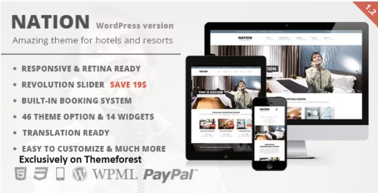 30 Best Hotel and Resort WordPress Themes 2024