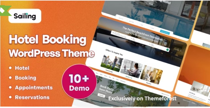 30 Best Hotel and Resort WordPress Themes 2024