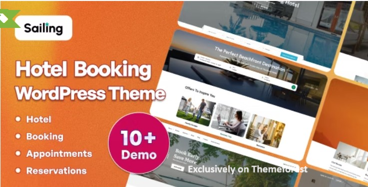 30 Best Hotel and Resort WordPress Themes 2024