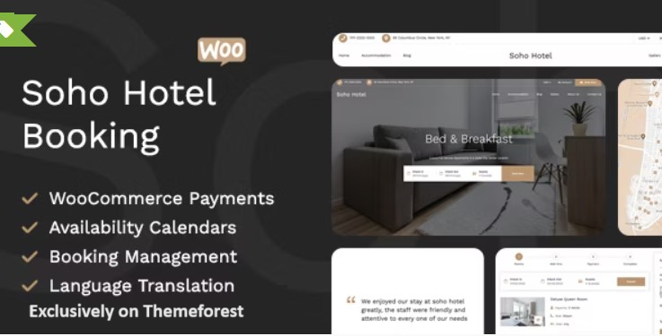 30 Best Hotel and Resort WordPress Themes 2024