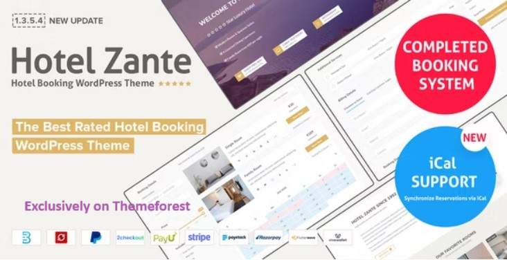 30 Best Hotel and Resort WordPress Themes 2024