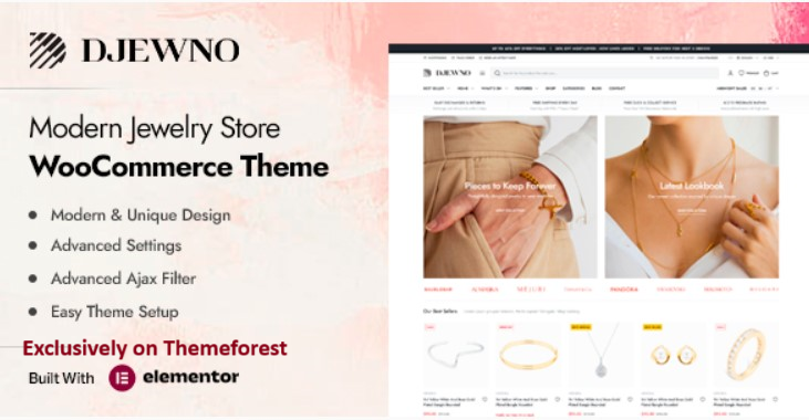 20 Best Jewelry WordPress Themes 2024