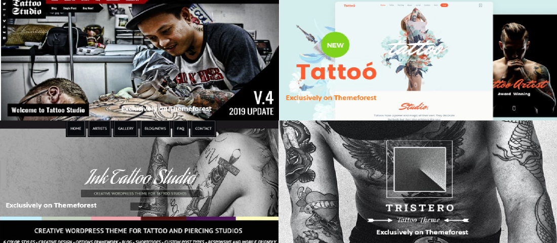 10 Best Tattoo WordPress Themes 2024