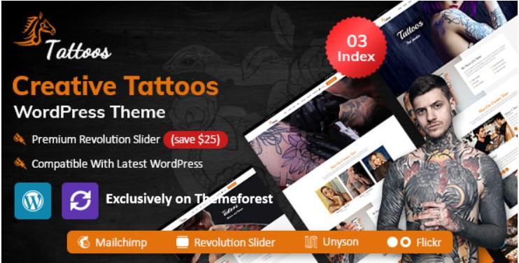 10 Best Tattoo WordPress Themes 2024