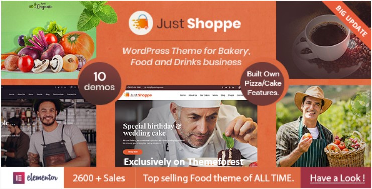 15 Best Bakery and Pastry WordPress Themes 2024