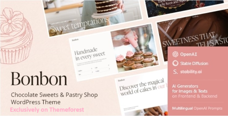 7 Best Chocolate and Candy Shop WordPress Themes 2024